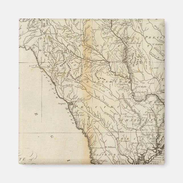 Aimant État de Caroline du Sud (Devant)