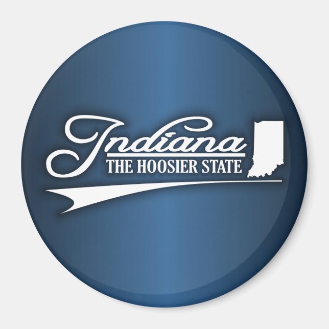 Aimant État de l'Indiana (Devant)