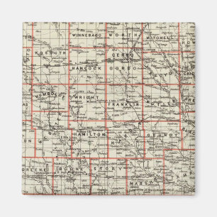 Aimant État de l'Iowa