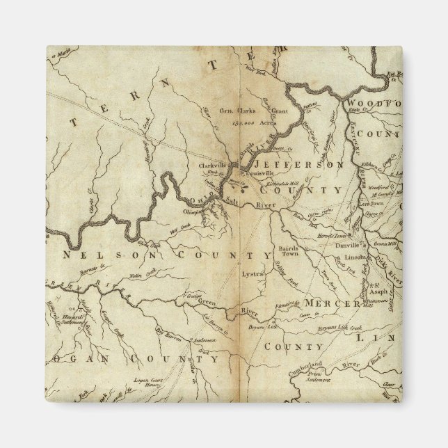 Aimant État du Kentucky (Devant)