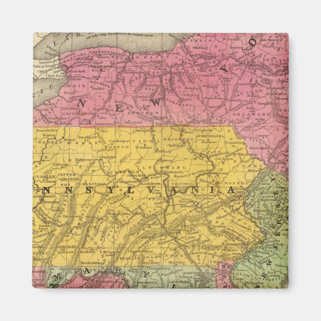 Aimant États du milieu, États-Unis (Devant)