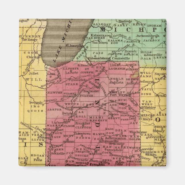 Aimant États occidentaux 2 (Devant)