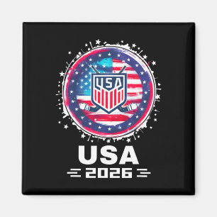 Aimant États-Unis 2026 Hockey Drapeau Américain Femmes Ho