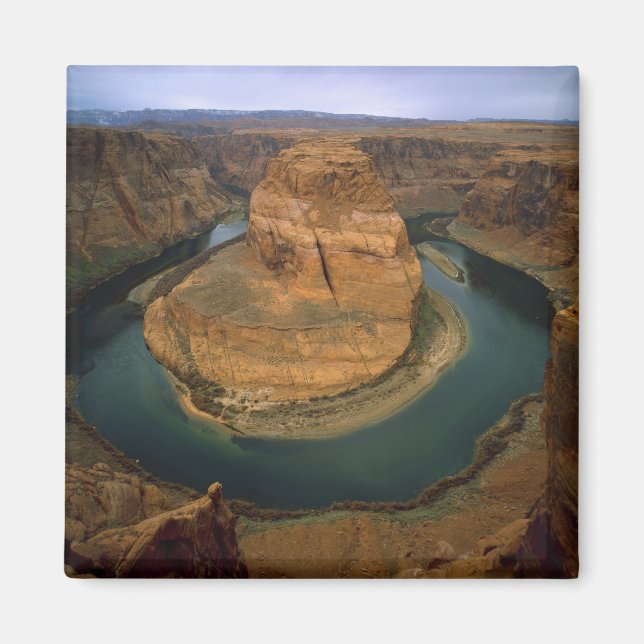 Aimant États-Unis, Arizona. Horseshoe Bend montrant l'éro (Devant)