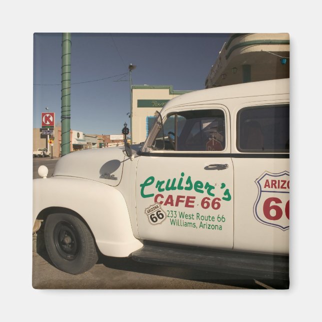 Aimant États-Unis, Arizona, Williams : Cruisers Cafe 66 O (Devant)