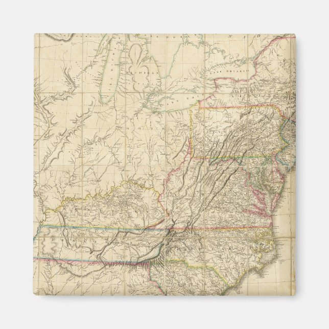 Aimant États-Unis D'Amérique Du Nord (Devant)