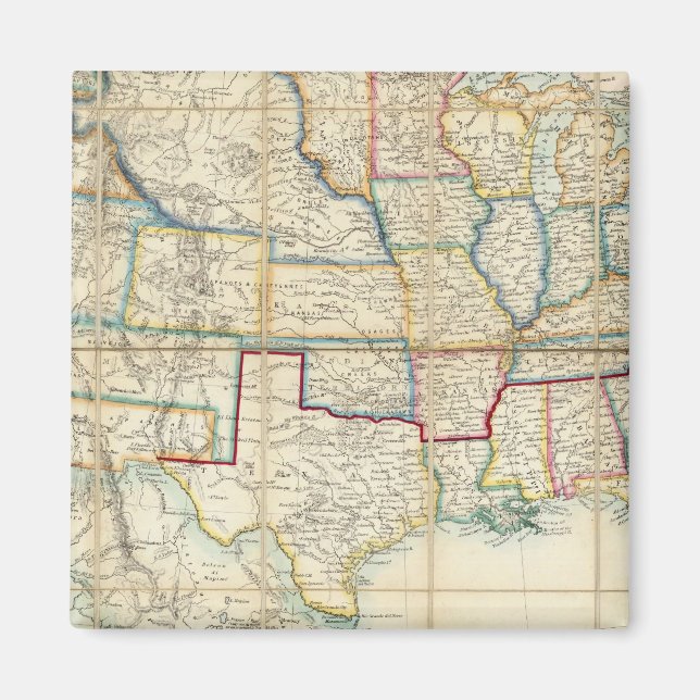 Aimant États-Unis D'Amérique Du Nord 2 (Devant)