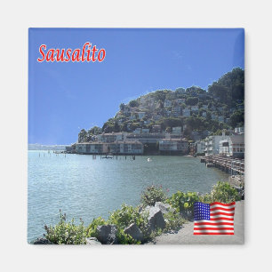 Aimant États-Unis d'Amérique - Sausalito - Panorama