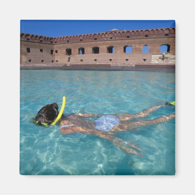 Aimant États-Unis, Floride, Florida Keys, Fort Jefferson, (Devant)