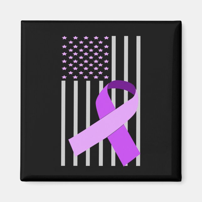 Aimant États-Unis Indicateur Alzheimer Ruban Alzheimer Al (Devant)