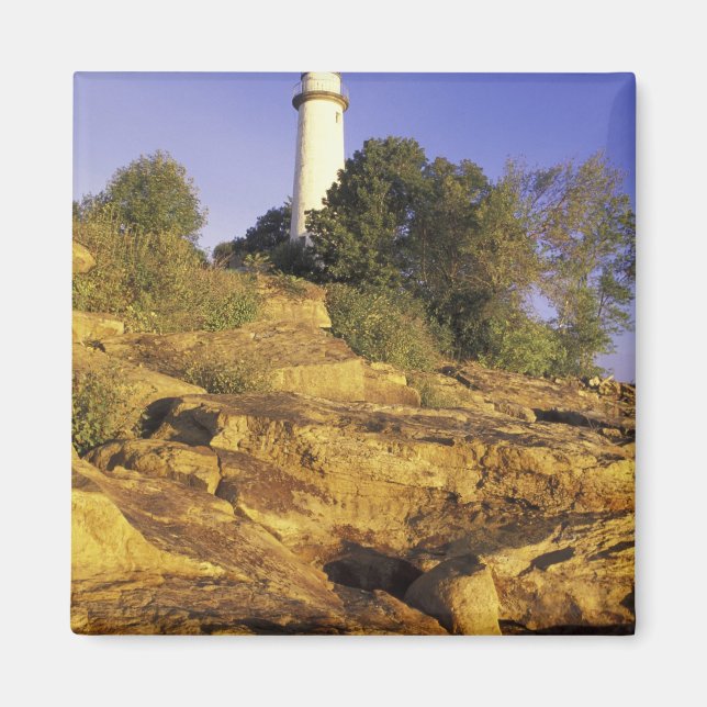 Aimant États-Unis, Michigan, lac Huron. La Pointe Aux Bar (Devant)