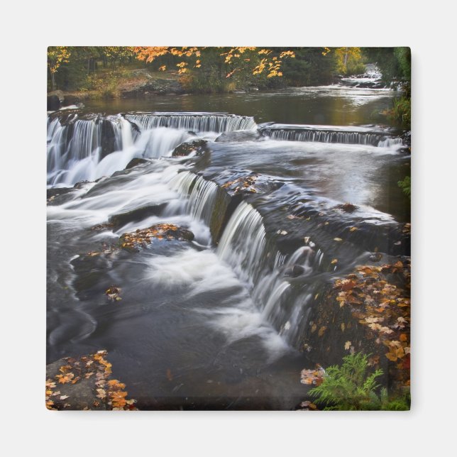 Aimant États-Unis, Michigan, Upper Peninsula. Bond Falls  (Devant)
