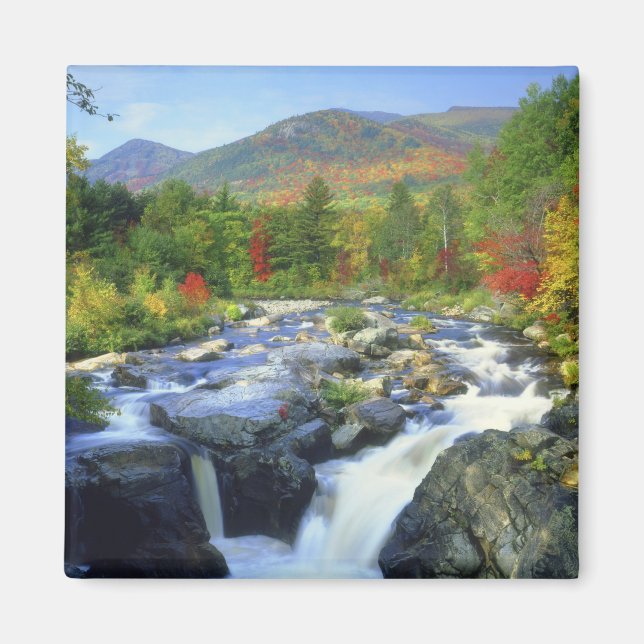 Aimant États-Unis, New York. Une cascade dans l'Adirondac (Devant)