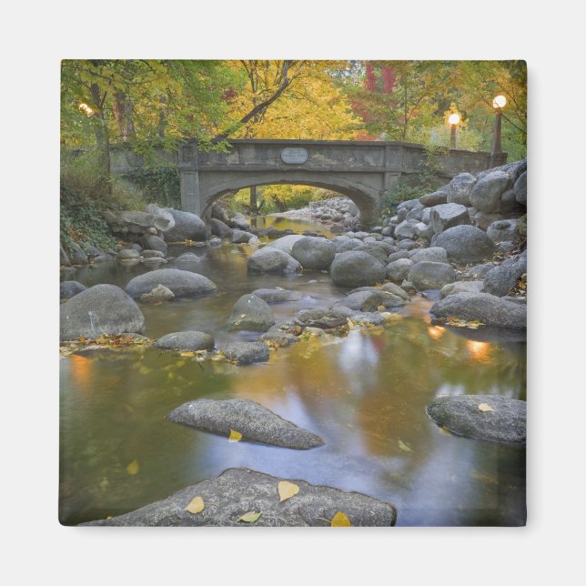 Aimant États-Unis, Oregon, Ashland, Lithia Park. Automne (Devant)