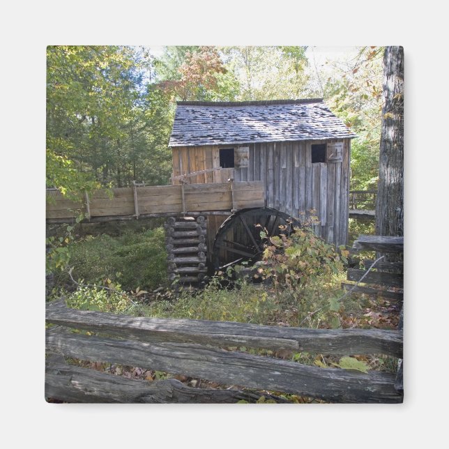 Aimant États-Unis - Tennessee. Moulin à câble dans la rég (Devant)