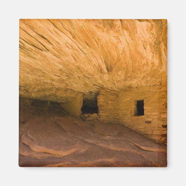 Aimant États-Unis, Utah, Cedar Mesa, Mule Canyon. Grès (Devant)