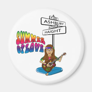 Aimant Été de Haight Ashbury de l'amour