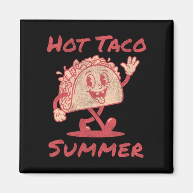 Aimant Été Taco Chaud (Devant)