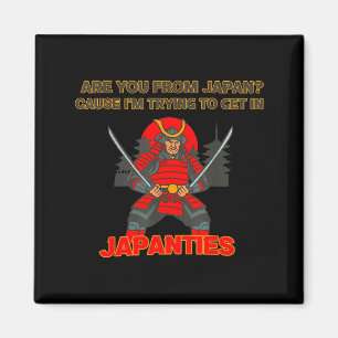 Aimant Êtes-vous japonais parce que j'essaie d'entrer au
