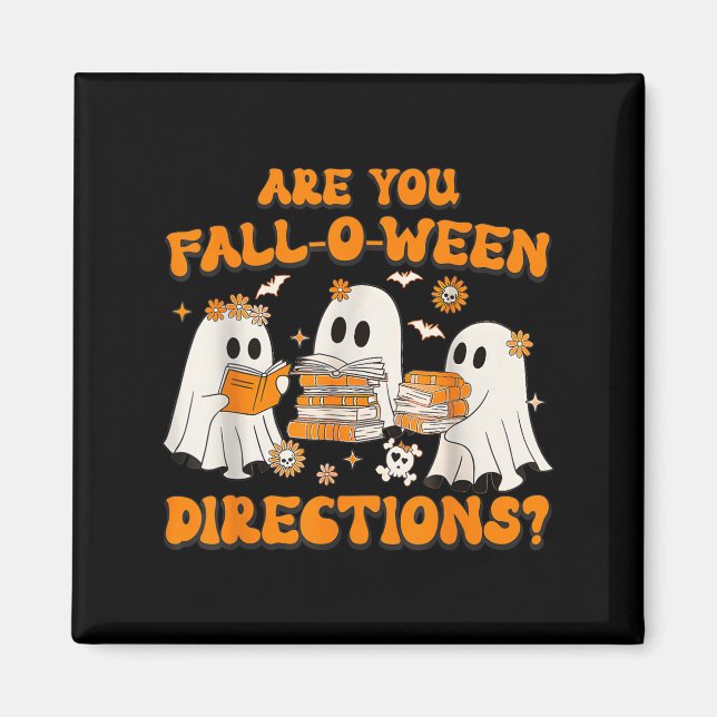 Aimant Êtes-vous tombé O Ween Directions Professeur fantô (Devant)