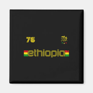 Aimant Ethiopie -reggae Rastafari Jamaïque Footll Soccer 