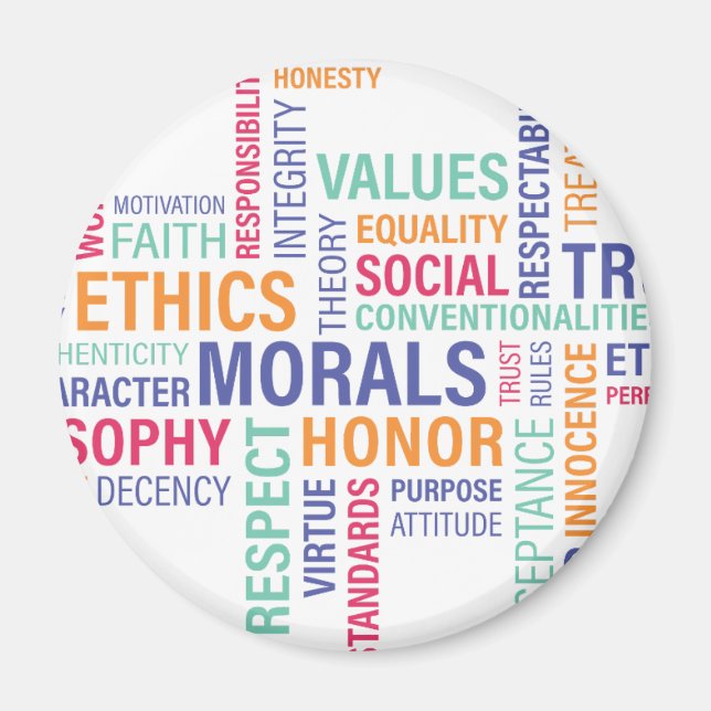 Aimant "Éthique des affaires" (Devant)