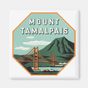 Aimant Étiquette bagage du Mont Tamalpais