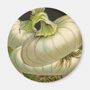 Aimant Étiquette d'art de paquet de graines vintage Art d