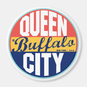 Aimant Étiquette vintage de Buffalo