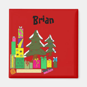 Aimant Étiquettes de Noël