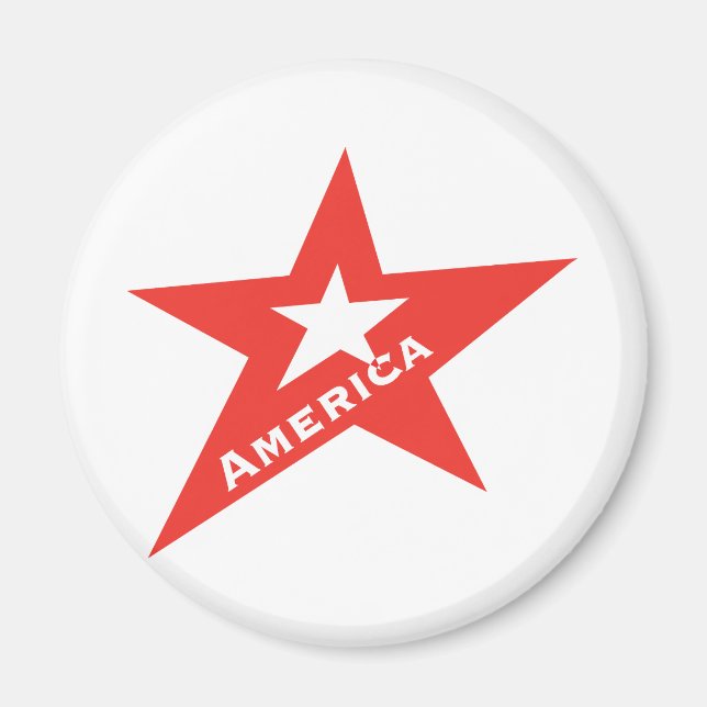 Aimant Étoile américaine (Devant)