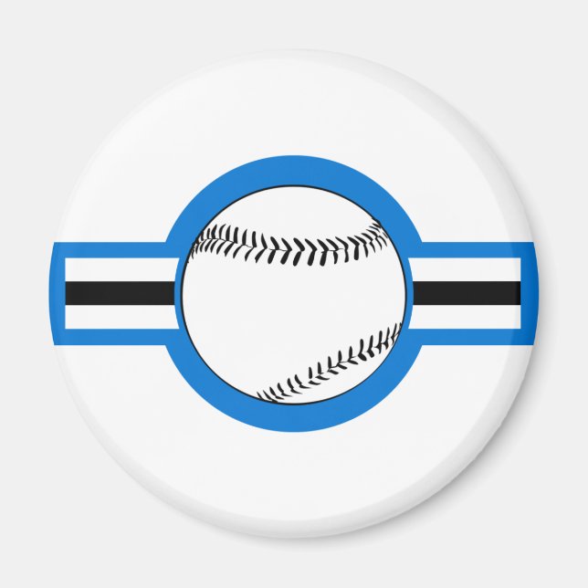 Aimant étoile de baseball (Devant)