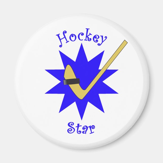 Aimant Étoile de hockey (Devant)