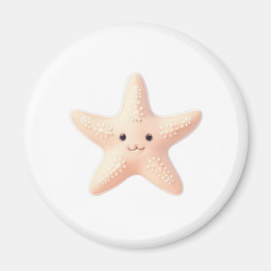 Aimant Étoile de mer rose mignonne