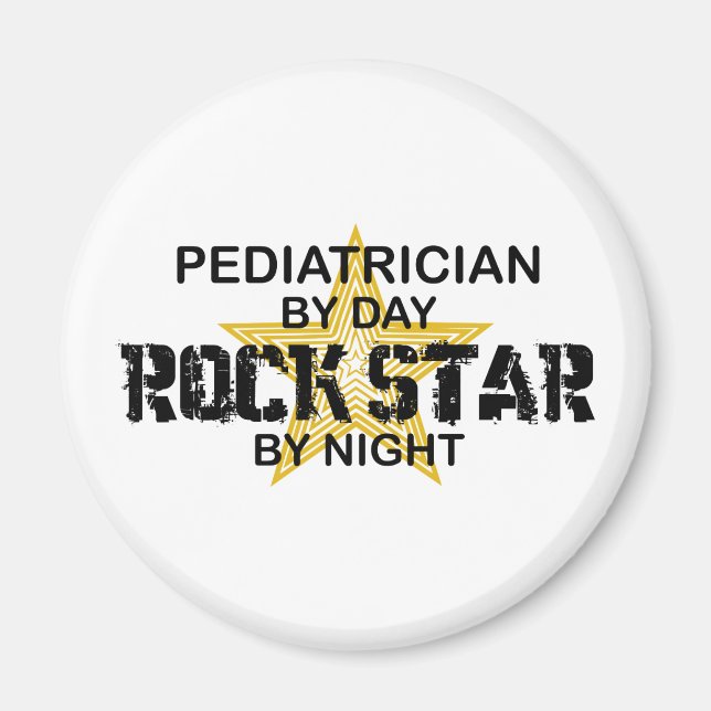 Aimant Étoile de roche pédiatrique par nuit (Devant)