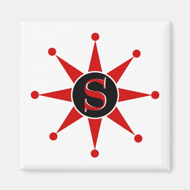 Aimant Étoile rétro (Devant)