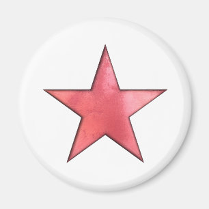 Aimant étoile rouge