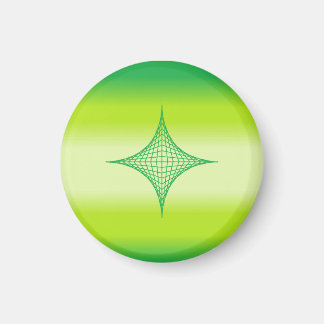 Aimant Étoile verte (ronde)