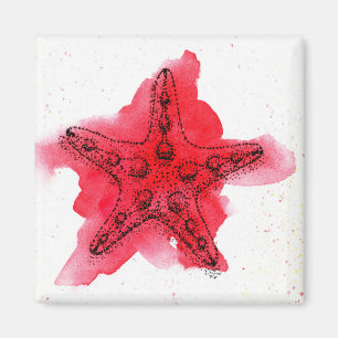 Aimant Étoiles de mer d'aquarelle