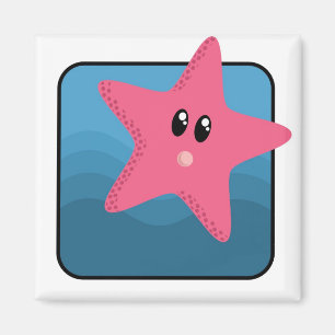 Aimant Étoiles de mer de bande dessinée
