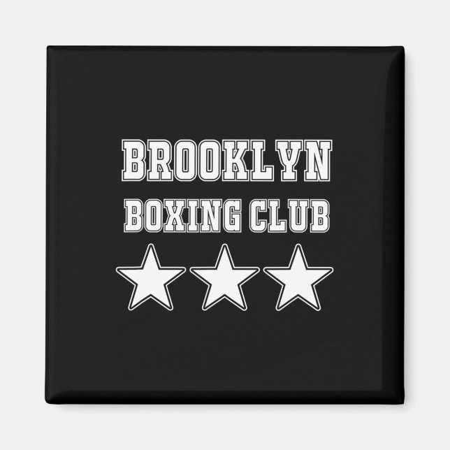Aimant Étoiles du club de boxe de Brooklyn (Devant)