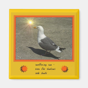 Aimant étouffant d'art de Haiku de Sun