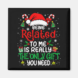 Aimant Être apparenté à moi drôle de Noël famille Xmas Pa