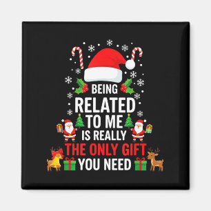 Aimant Être apparenté à moi drôle de Noël famille Xmas Pa