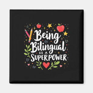 Aimant Être Bilingue Est Un Superpouvoir Retour À L'école