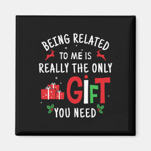 Aimant Etre Lié À Moi Drôle Noël Famille Hommes Fils