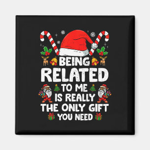 Aimant Etre Lié À Moi Drôle Noël Famille Xmas Pa
