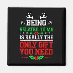 Aimant Etre Lié À Moi Drôle Noël Famille Xmas Pa