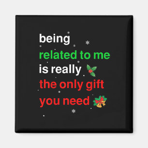 Aimant Etre Lié À Moi Noël Amusant Famille Noël Wo