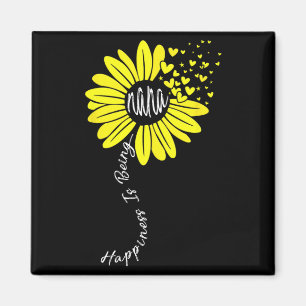 Aimant Être Nana Joyeuse Fête des Mères Tournesol Famille